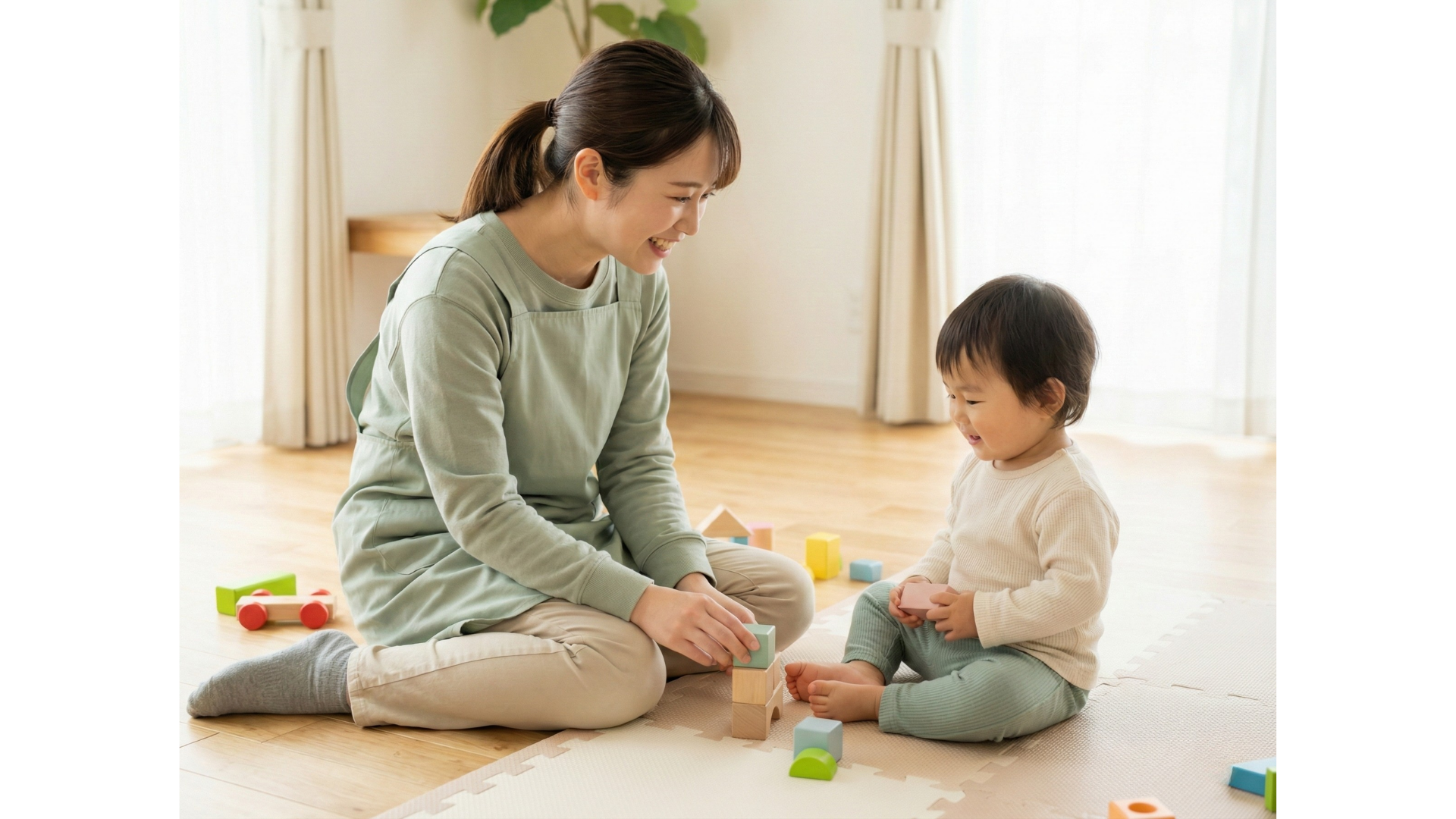 ベビー・キッズシッティングの様子